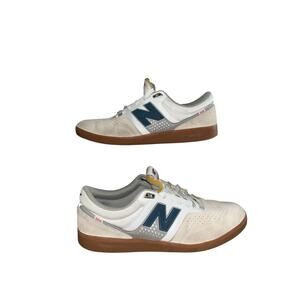 New Balance Numeric 508 Skate Shoes Men’s Size 12 White Blue Gum Sole Sneakers1